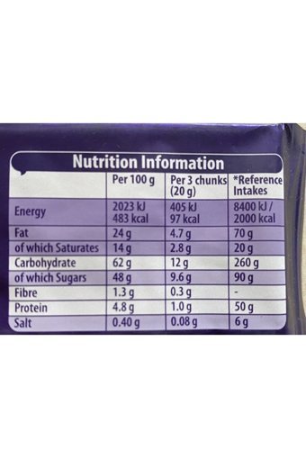 Cadbury Diary Sütlü Çikolata 120 gr
