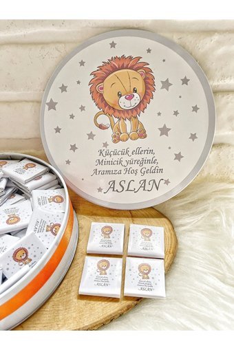Bunnyball Aslan Konsept Erkek Bebek Sade Çikolata