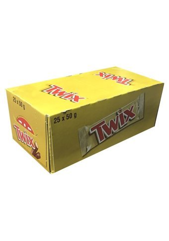 Twix Bar Sütlü Çikolata 50 gr 25 Adet