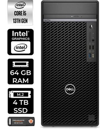 Dell Optiplex 7010MT N010O7010MTUP350 Dahili Intel UHD Graphics 770 Intel Core i5 13500 64 GB Ram 4 TB SSD Tower FreeDos Masaüstü Bilgisayar + PER4 BELLEK