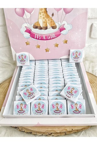 Bunnyball Zürafa Temalı Sütlü Çikolata