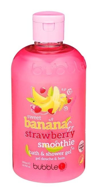 Bubble T Sweet Banana Strawberry Smoothie Muz Duş Jeli 500 ml
