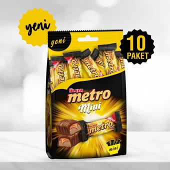 Ülker Metro Karamelli Çikolata 1 kg 10 Adet