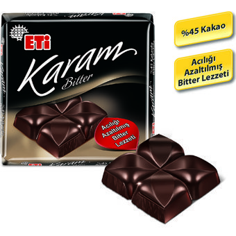 Eti Karam Bitter Çikolata 60 gr 6 Adet