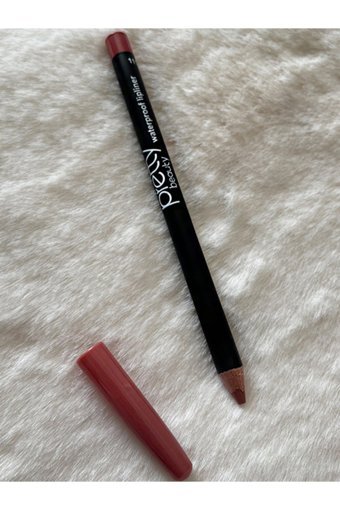 Pretty Beauty No:111 Suya Dayanıklı İnce Kalıcı Mat Dudak Kalemi Gül Kurusu