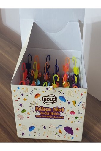 Bolçi Patlayan Sekerli Antep Fıstıklı-Sütlü Çikolata 20 gr 24 Adet