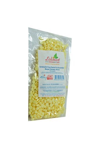 Wsellmall Kuvertür Beyaz Çikolatalı Çikolata 100 gr