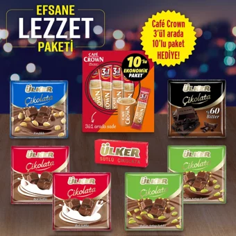 Ülker Efsane Lezzet Paketi Karışık Çikolata 70 gr