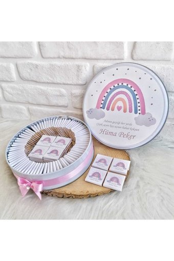Bunnyball Gökkuşağı Temalı Sütlü Çikolata