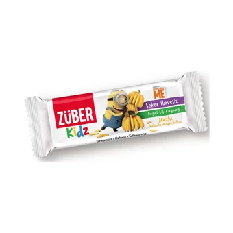 Züber Bar Çilekli-Kakaolu-Muzlu Çikolata 30 gr 3 Adet
