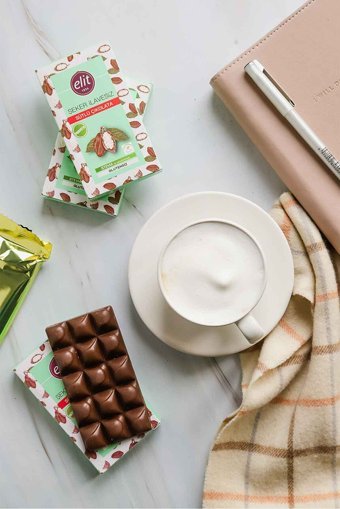 Elit Vegan Sütlü Çikolata 60 gr 5 Adet