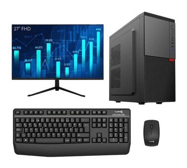 Turbox TX5483 Dahili Intel UHD Graphics 730 Intel Core i5 11400 16 GB Ram 512 GB SSD Tower FreeDos 27 inç Monitörlü Masaüstü Bilgisayar