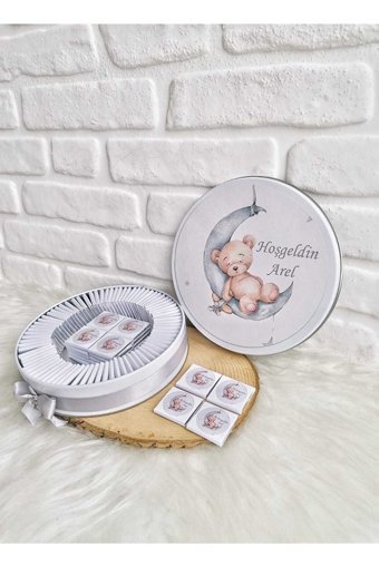 Bunnyball Ayda Uyuyan Ayıcık Konseptli Sade Çikolata