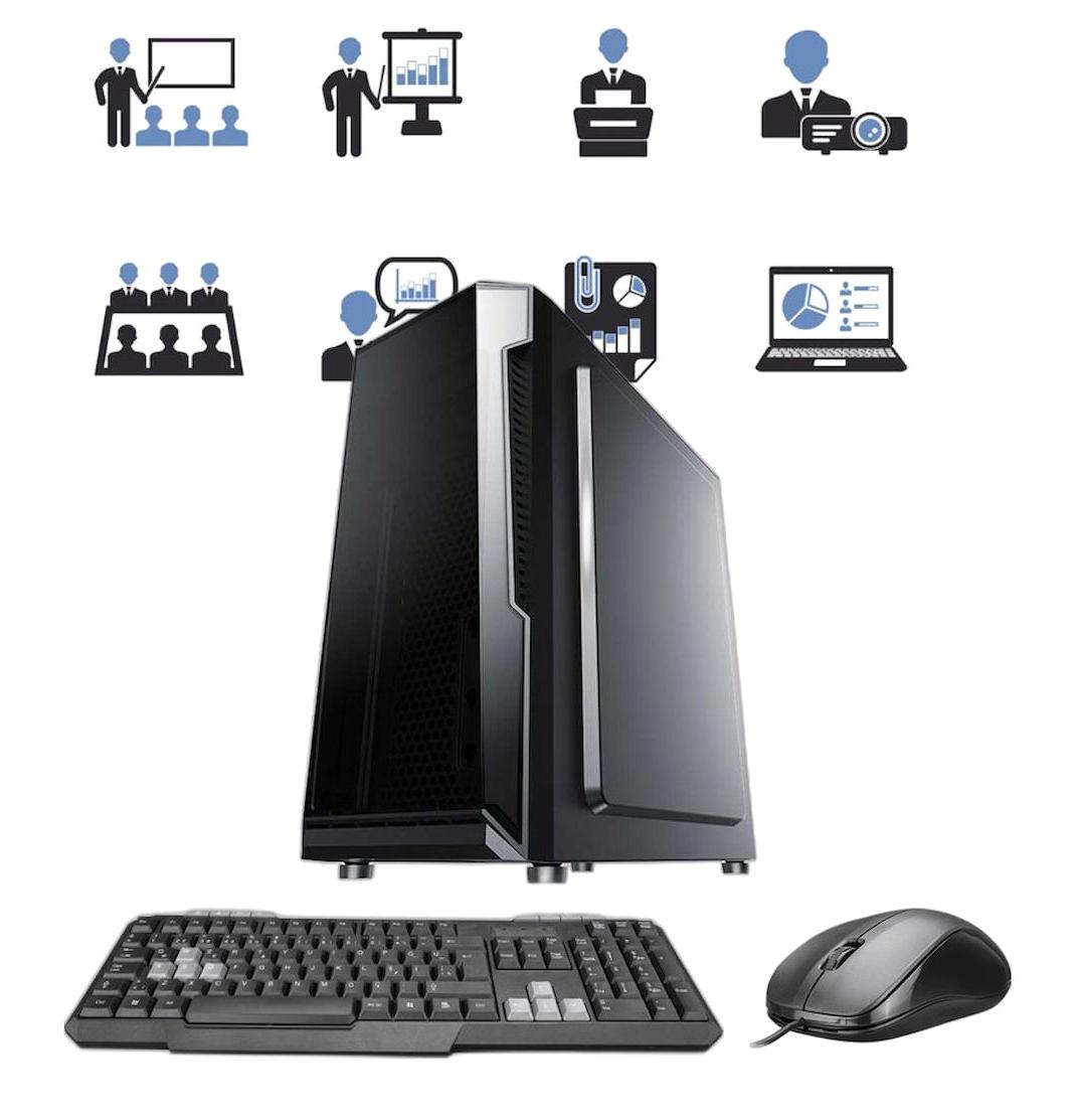 Oleas WK72 Dahili Intel HD Graphics Intel Core i5 4590 16 GB Ram DDR3 500 GB HDD + 256 GB SSD Tower FreeDos Masaüstü Bilgisayar