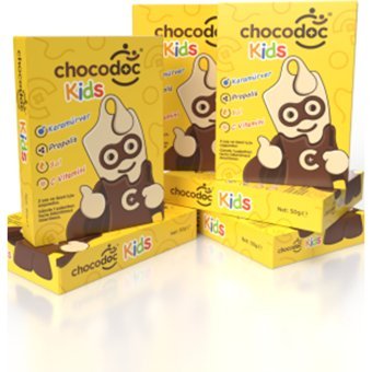 Chocodoc Kids Sütlü Çikolata 50 gr 6 Adet