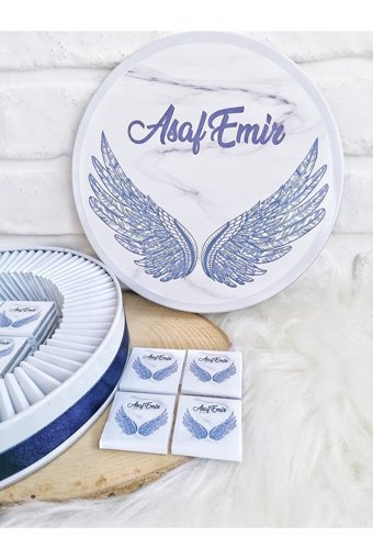 Bunnyball Melek Kanadı Konseptli Sade Çikolata