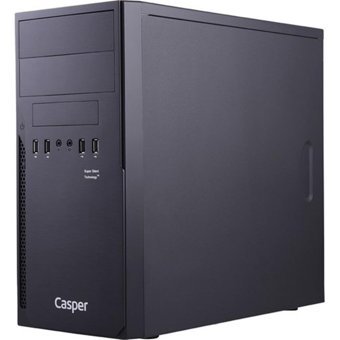 Casper N2H.1010-8D00X-00A Dahili Intel UHD Graphics 630 Intel Core i3 10100 8 GB Ram 250 GB SSD Tower FreeDos Masaüstü Bilgisayar