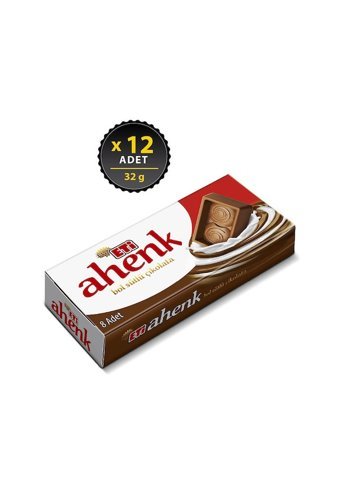 Eti Ahenk Sütlü Çikolata 32 gr 12 Adet