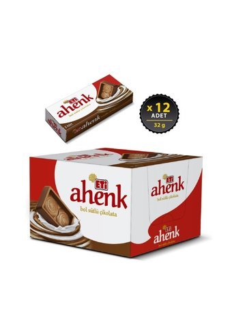 Eti Ahenk Sütlü Çikolata 32 gr 12 Adet