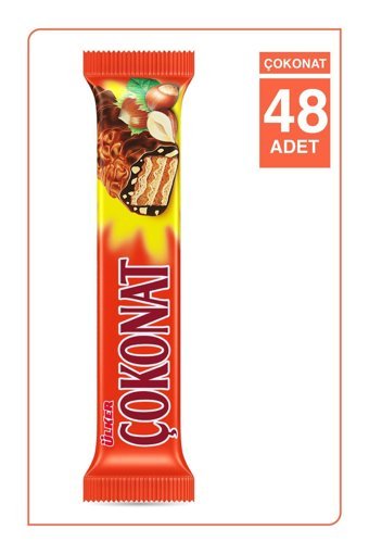 Ülker Çokonat Fındıklı Çikolata 33 gr 48 Adet