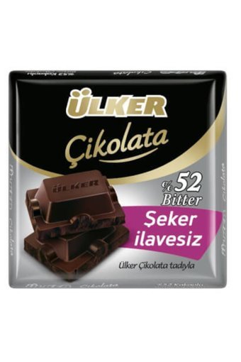 Ülker Kare Bitter Çikolata 60 gr 7 Adet