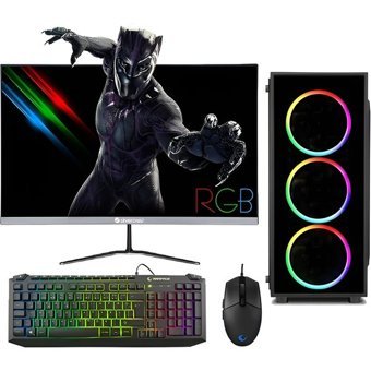 Cachex G30 Dahili Radeon Vega 8 AMD Ryzen 3 2200G 16 GB Ram 512 GB SSD Tower FreeDos 24 inç Monitörlü Masaüstü Bilgisayar