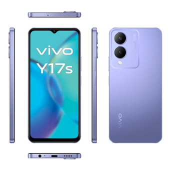 Vivo Y17S 128 GB Hafıza 6 GB Ram 6.56 inç 50 MP Çift Hatlı IPS LCD Ekran Android Akıllı Cep Telefonu Mor