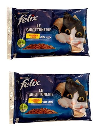 Felix Ton Balığı-Somonlu Soslu Yaş Kedi Maması 8x85 gr