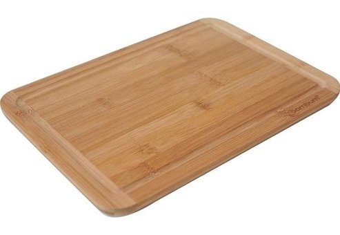 Bambum Toscana Bambu Orta Kahverengi Tekli Kesme Tahtası