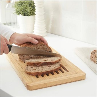 Ikea Blandsallad Bambu Orta Kahverengi Tekli Kesme Tahtası