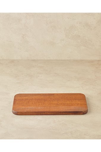 English Home Colette Bambu Orta Kahverengi Tekli Kesme Tahtası