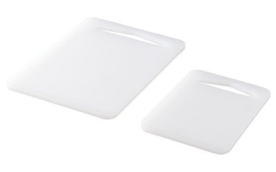 Ikea Legitim Plastik Orta-Küçük Beyaz İkili Kesme Tahtası
