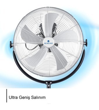 Rubenis Rbs-27 Plus Sanayi Tipi Ayaklı Vantilatör