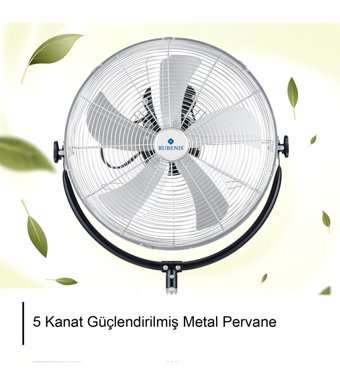 Rubenis Rbs-27 Plus Sanayi Tipi Ayaklı Vantilatör