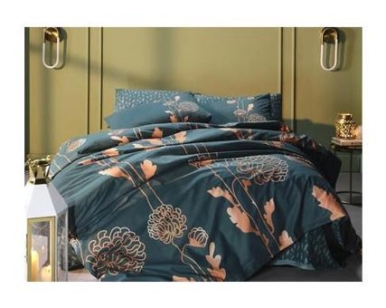 Doqu Home Mona 4 Mevsim 200x220 cm Çarşaflı Lastikli Çift Kişilik Nevresim Takımı Çok Renkli