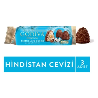 Godiva Domes Hindistan Cevizli Çikolata 30 gr 12 Adet