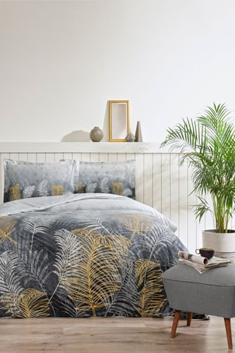 Özdilek Golden Palm 4 Mevsim 220x240 cm Çarşaflı Çift Kişilik Nevresim Takımı Çok Renkli