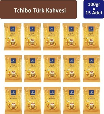 Tchibo Sade Türk Kahvesi 15x100 gr