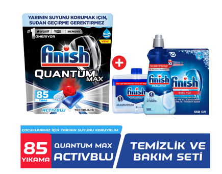 Finish Quantum Max Tablet Bulaşık Deterjanı 85 Adet