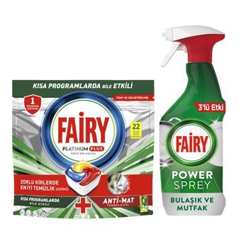 Fairy Platinum Plus Limon Tablet Bulaşık Deterjanı 22 Adet