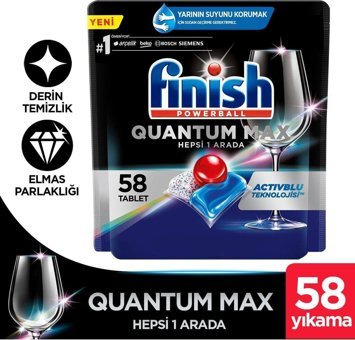 Finish Quantum Max Tablet Bulaşık Deterjanı 58 Adet
