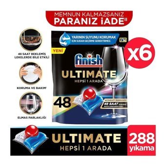 Finish Ultimate Tablet Bulaşık Deterjanı 6x48 Adet