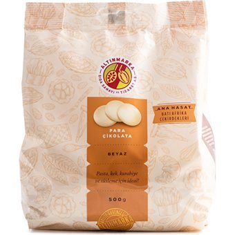 Kahve Para Beyaz Çikolatalı Çikolata 500 gr