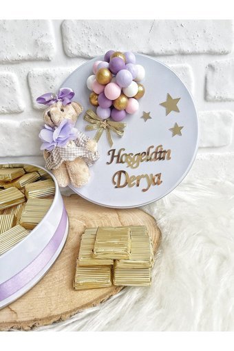 Bunnyball Pleksi Isimli Ayıcıklı Sade Çikolata