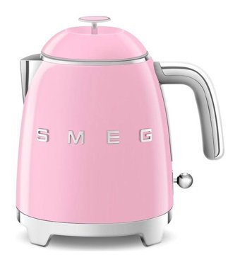 Smeg KLF05 Çelik 800 ml 1400 W Retro Pembe Kettle