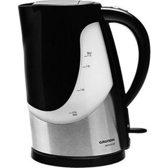 Grundig Wk 5040 Çelik-Plastik 1.7 lt 670 W Işıklı Vintage Inox-Siyah Kettle