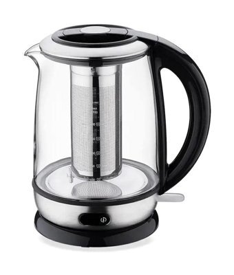 Korkmaz A961 Cam 1.7 lt 2200 W Işıklı Bej Kettle