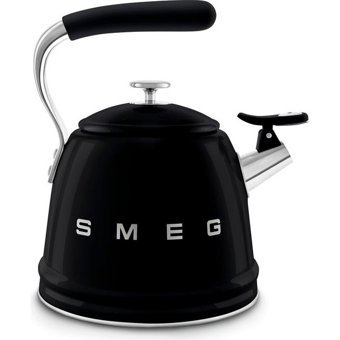 Smeg CKLW2001 Çelik 2.3 lt 2000 W Düdüklü Retro Siyah Kettle