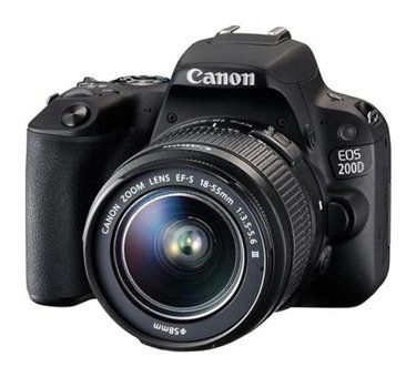 Canon EOS 200D DC III Şipşak 18-55 mm 8K DSLR Dijital Fotoğraf Makinesi