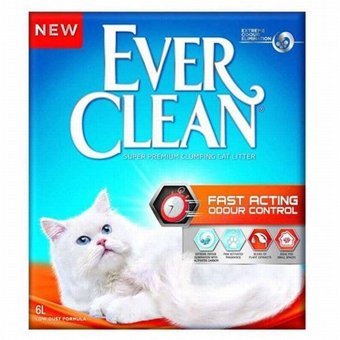 Ever Clean Fast Acting Topaklanan İnce Taneli Bentonit Kedi Kumu 2x6 lt